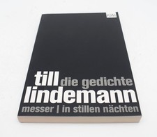 Till Lindemann - Die Gedichte: Messer / In Stillen Nächten 2015 | sehr gut