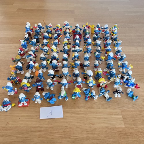 100 schleich schlümpfe - 100,