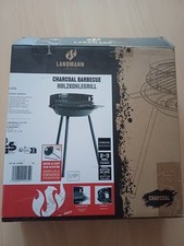 OVP LANDMANN Holzkohle Rundgrill Mobiler Holzkohlegrill Windschutz sicher Stand
