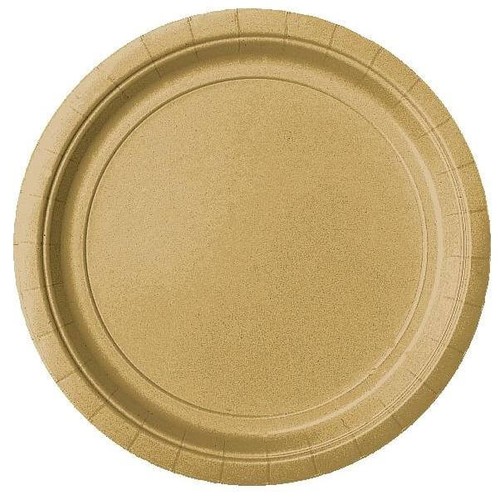Teller gold matt