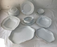 Ø Rosenthal Essservice Sanssouci weiß mit Reliefrand / Einzelteile  Nachkauf 