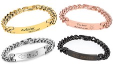 ID Edelstahl Armband mit