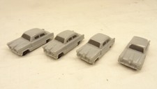 4x Märklin H0 1:87, original Ford  12 M grau, für 4613 Autotransporter, top