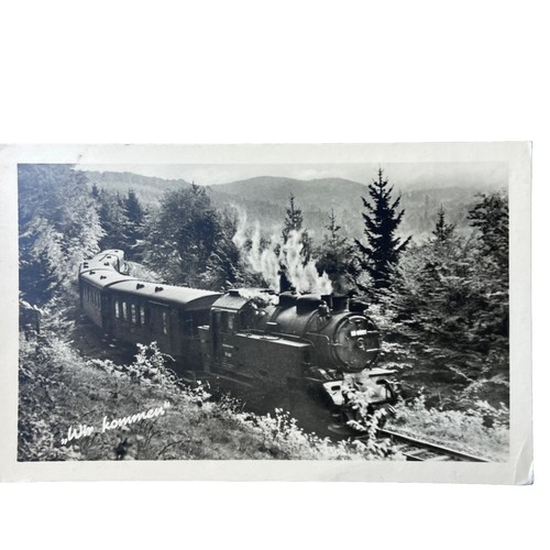 Ansichtskarte eisenbahn - ansichtskarte, ak