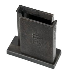 Alte Edelmetall Gussform "GU E.1" aus dem 2.WK ca. 5x46x92 mm Gold Silber Barren