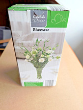 Glasvase kristall casa deco - glasvase,