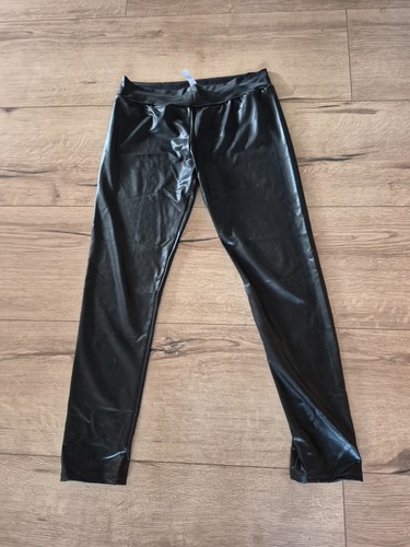 Lederleggings/Kunststoff,dehnb
