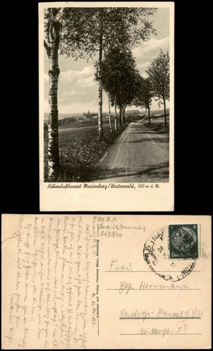 Ansichtskarte bad marienberg - ansichtskarte,