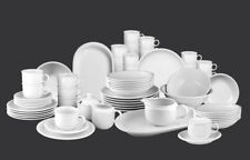 Seltmann Weiden Compact Speise & Kaffeeservice 30 Tlg. Kombiservice uni weiß 