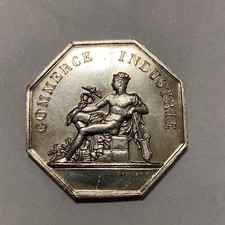 Chambre de Commerce de Dieppe Silber Jeton UNC