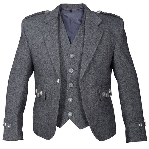 Herren schottisch grau tweed - herren,