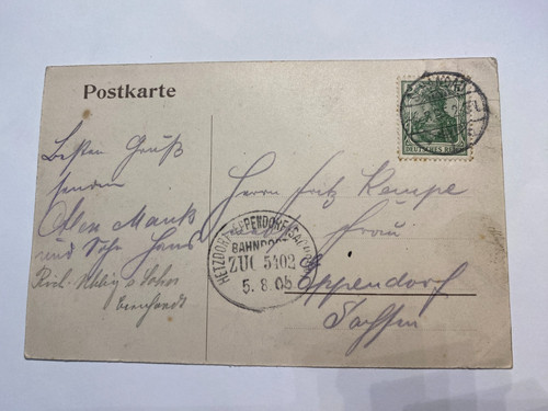 1092 bahnpost hetzdorf - 1092,