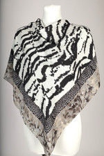 ?Jammers & Leufgen Tuch Stola Schal Halstuch   100% Seide  89x89 cm