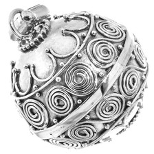 925 Silber 19 mm große