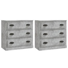 Sideboards 2 Stk. Betongrau