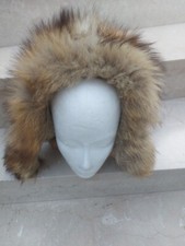 Pelz Mütze Haube Fuchs Pelz für Mittelalter Feste spiele 