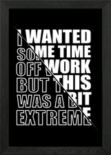 Büro Humor Gerahmtes Wandbild