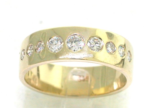Brillant ring 585 gelbgold - brillant,