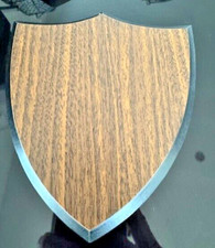 Holztafel Wappenform 3 Stück