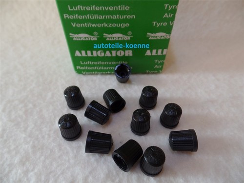 Ventilkappen schwarz mit - 12,