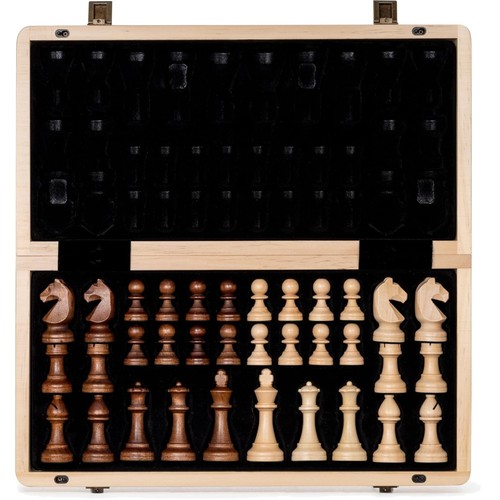 Schach set holz klappbar - set,