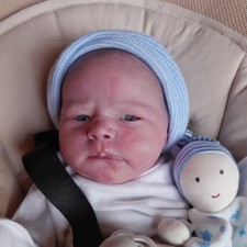 Ruby Awake Reborn von der Künstlerin Holly Paz (Precious Paz)