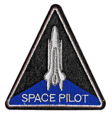 Aufnäher Patch Space Pilot Space Patch Pilot Rakete Thermoaufkleber
