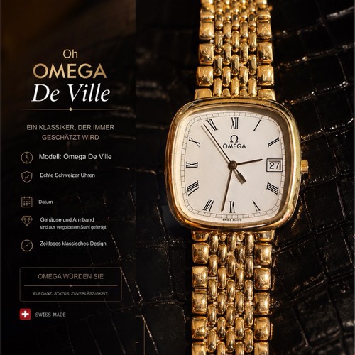 Omega ville quarz gold - ville, ✨
