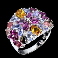 925 Sterlingsilber Ring Birne