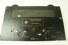 Rückwand für Röhrenradio