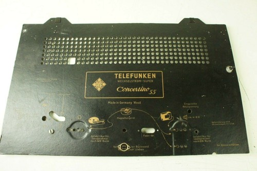 Rückwand für röhrenradio - für,
