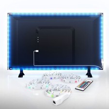 LED USB Backlight 2m TV Hintergrund-Beleuchtung Licht-Band Stripes Streifen RGB