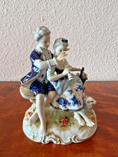 Porzellan Figur Galante Szene wunderschöne Portzellanfigur Unterweissbach