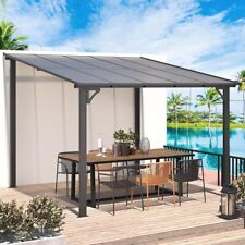 Aluminium Pavillon 2,4x2,4m 3x3m Gartenpavillon Pergolen mit Wandmontage