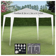 Pavillon 3x3m weiß