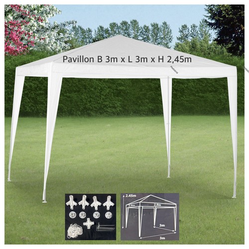 Pavillon 3x3m weiß