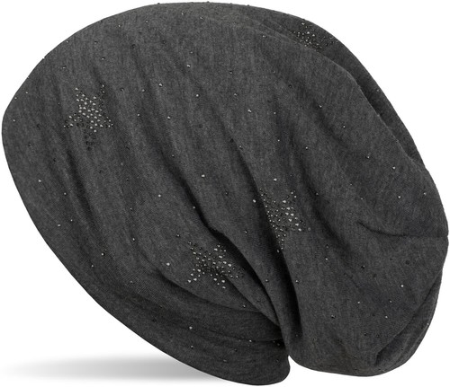 Beanie mütze mit strass - mit,