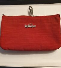 Kipling Geldbörse/Kosmetiktasche ,rot ,gebraucht, 3Fächer