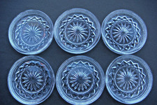 6 Glasuntersetzer Kristall D=