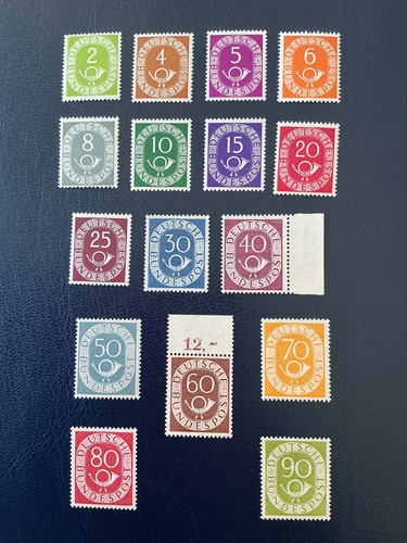 Bund 1951 posthornsatz - bund, "posthornsatz"
