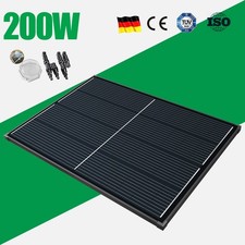 200W 12V Monokristallin Solarpanel Solarmodul Photovoltaik Wohnmobil 200 Watt DE