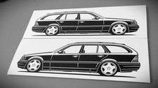 Mercedes W202 C-Klasse Sticker