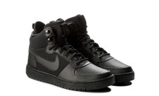 AA0547-002 Nike Court Borough Mid Schwarz Herrenschuhe Sneakers Winter