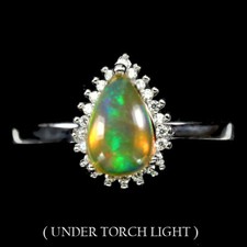 925 Sterlingsilber Ring Birne