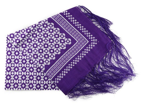 Halstuch violett grau - halstuch,
