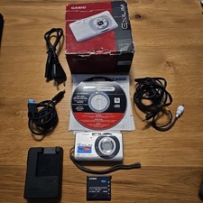 Digitalkamera Casio Exilim EX-Z80 Silber Getestet Kamera Kam Leicht Verkratzt