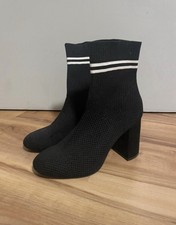 Socken Stiefeletten schwarz Gr