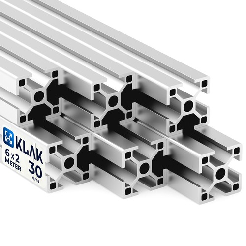 Klak 6x aluprofil 30x30mm - 6x,