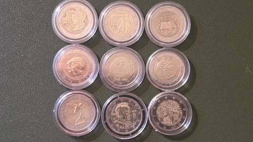 Euro gedenkmünzen lot - gedenkmünzen,