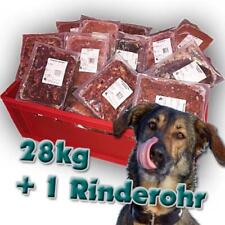 BARF Hundefutter - "Riesen-Fresspaket 28kg (o.Pansen)" Frostfutter Frischfleisch